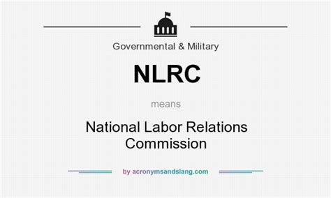 meaning of nlrc